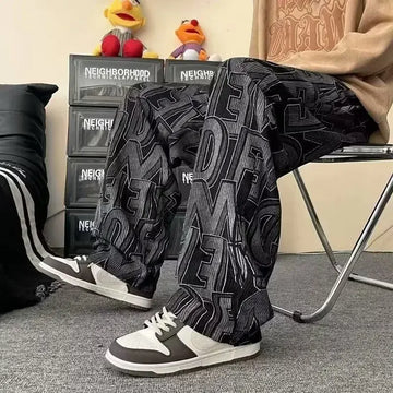 Aidase Pocket Straight Loose Baggy Casual Pants Man Autumn Winter Corduroy Trousers For Men Wide Y2k Spandex Xxxl High Quality Cotton aidase-shop